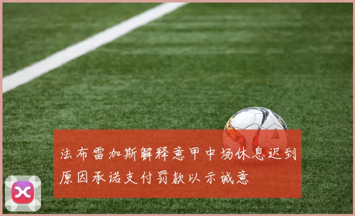 法布雷加斯解释意甲中场休息迟到原因承诺支付罚款以示诚意